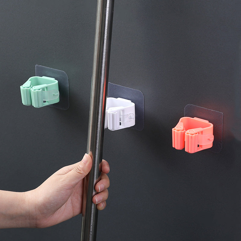 Multi use attachable wall clips for mops and brooms
Available in all colors