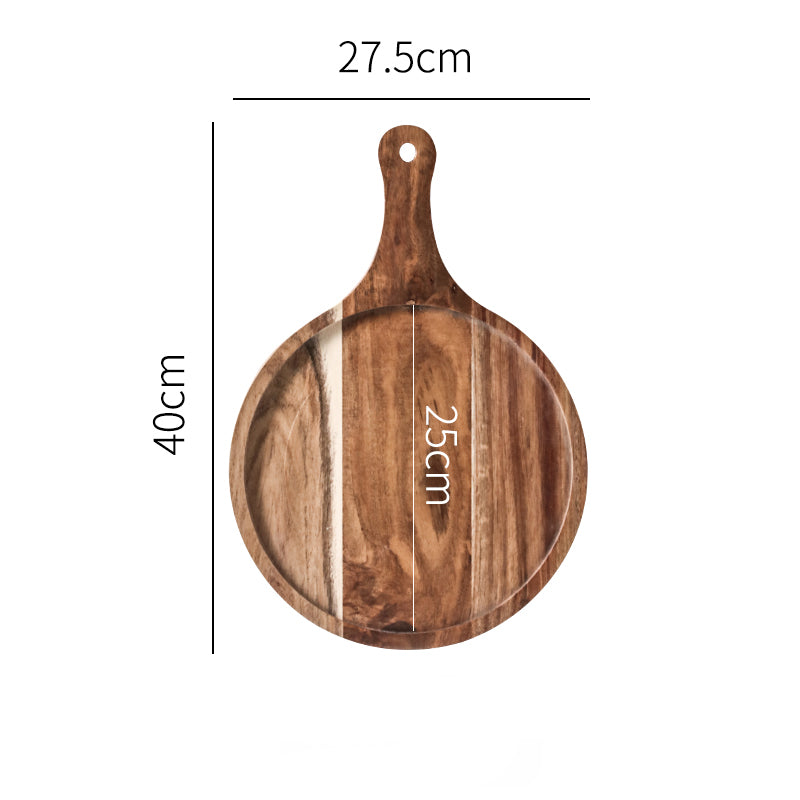 Steak plate Wood Western plate Pizza tray - TheCozyCanteen